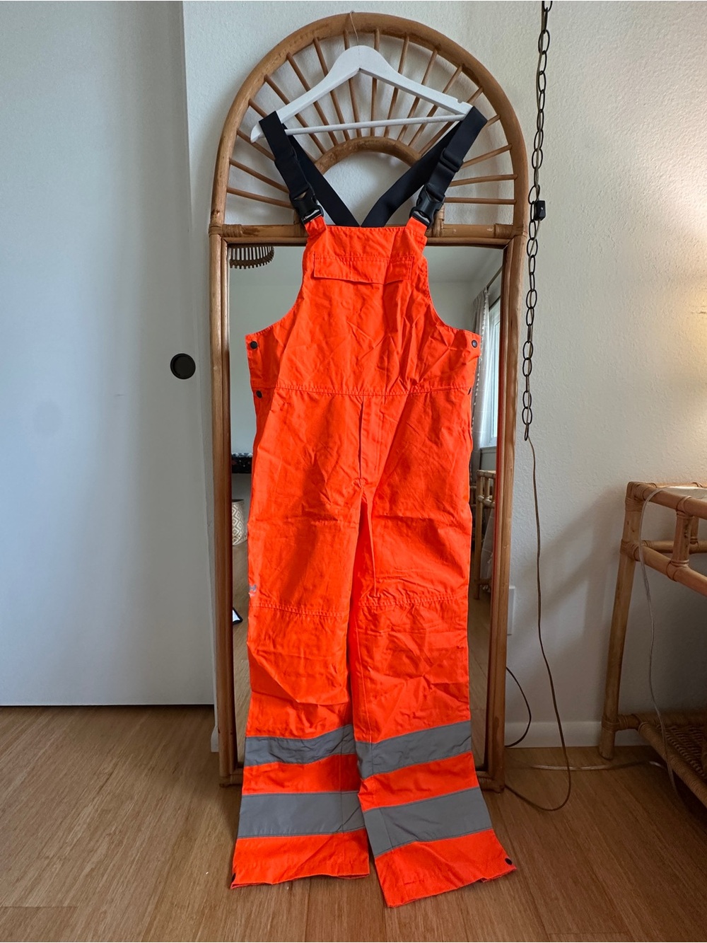 Helly Hansen High-Visibility Orange Reflective Work Bib Overalls